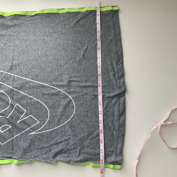 Nike Dri Fit Run Tank Top Grey Bright Green XS - Picture 10 of 13